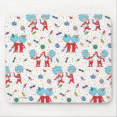 ding één ding twee viering patroon muismat (Voorkant)