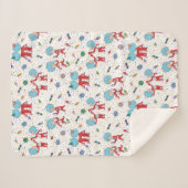 ding één ding twee viering patroon sherpa deken (Voorkant (horizontaal))