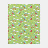 Ding Een Ding Twee Vliegende Vlieger Dingen Patroo Fleece Deken (Voorkant)