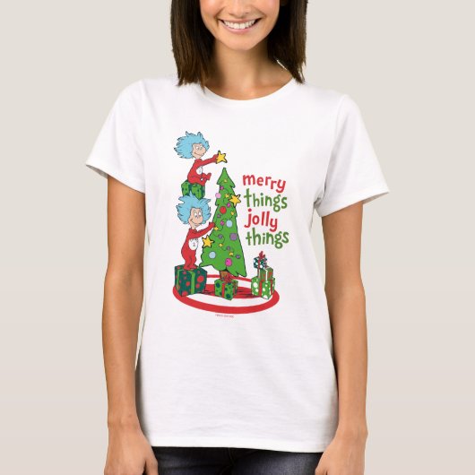 Ding Een Ding Twee Vrolijke Dingen Jolly Dingen T-shirt (Voorkant)