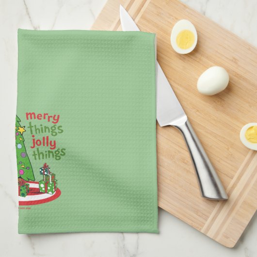 Ding Een Ding Twee Vrolijke Dingen Jolly Dingen Theedoek (Quarter Fold)