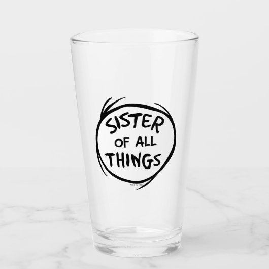 Ding één ding twee - zuster van alle dingen glas (Voorkant)
