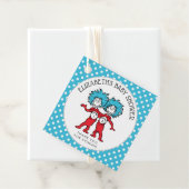 Ding één, twee | Tweeling Baby shower Bedankjes Labels (In situ)