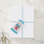 Ding één, twee | Tweeling Baby shower Favor Cadeaulabel (Met Touw)