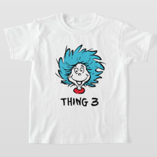 Ding in de Hoed Thing One Thing Two - Aangepaste T T-shirt