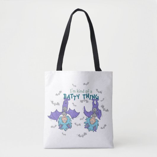 Ding One Thing Two Soort van een Batty Thing Draagtas (Voorkant)