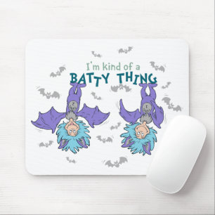 Ding One Thing Two Soort van een Batty Thing Muismat