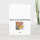 ding van de Kerstmis het gouden ster Feestdagen Kaart (Achterkant)