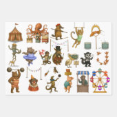 Dingaling Bros Circus acts Inpakpapier Vel (Voorkant 2)