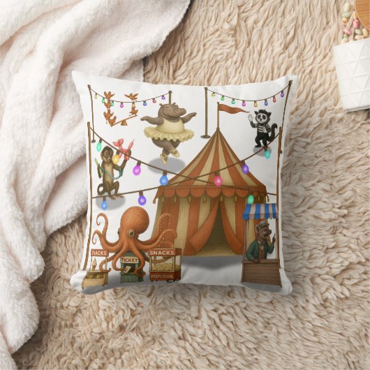 Dingaling Bros Circus acts Kussen (Deken)