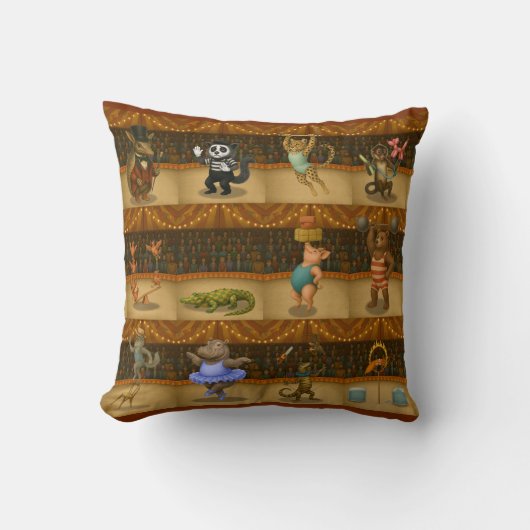 Dingaling Bros Circus acts Kussen (Voorkant)