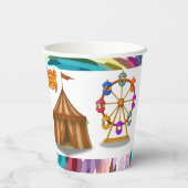 Dingaling Bros Circus Papieren Bekers (Achterkant)