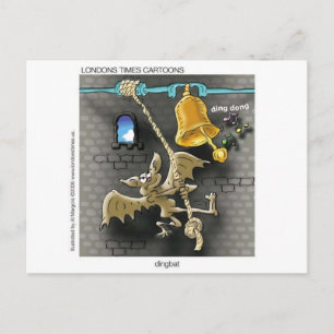 Dingbat Funny Cartoon Gifts T - shirts & Collectib Briefkaart