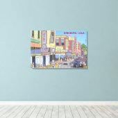 Dingburg, Verenigde Staten Canvas Afdruk (Insitu (Houten vloer))