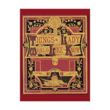 Dingen A Lady Briefkaart