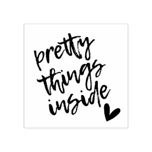  dingen binnen, kleine bedrijfverpakking 	rubberstempel