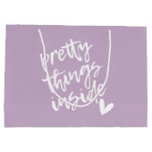 dingen binnen, moderne kalligrafie groot cadeauzakje (Achterkant)