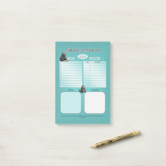 Dingen die ik anders doe post-it® notes (Op bureau)