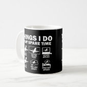 Dingen die ik doe in mijn reservevliegtuigen koffiemok (Voorkant links)