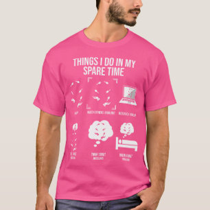 Dingen die ik doe in mijn vrije tijd Grappig jongl T-shirt