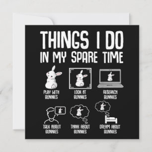 Dingen die ik doe in mijn vrije tijd konijntje kon kaart