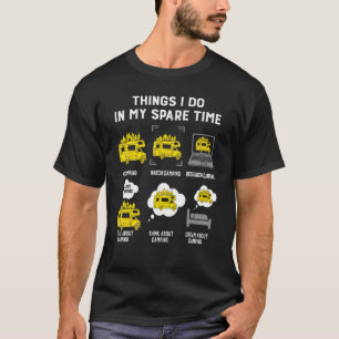 Dingen die ik doe in mijn vrije tijd om te kampere t-shirt