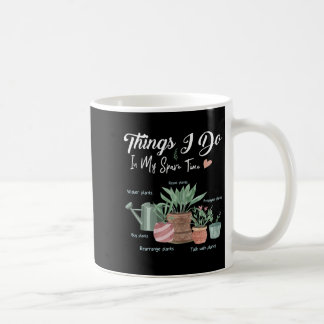 Dingen die ik doe in mijn vrije tijd Plant Funny G Koffiemok
