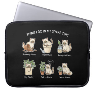 Dingen die ik doe in mijn vrije tijd Tuinieren Rag Laptop Sleeve