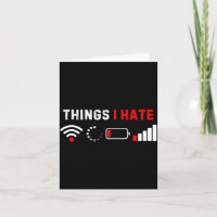 Dingen die ik haat Shirt Grappige Computer Geek Ga