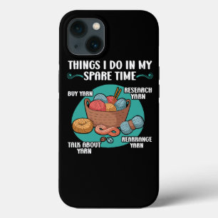 Dingen die ik in mijn reservetijd doe door haakjes iPhone 13 hoesje