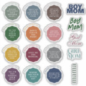 Dingen die moeders zeggen sticker (Voorkant)