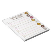 Dingen die vandaag moeten worden gedaan, doneren D Notitieblok (Schuin)