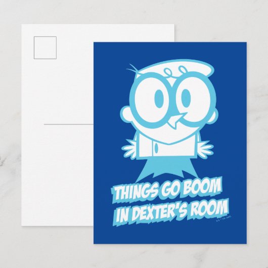 Dingen gaan in Dexter's kamer Briefkaart (Voorkant / Achterkant)