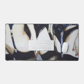 'Dingen gebeuren' Schilderen op een Bureaumat (Keyboard & Muis)