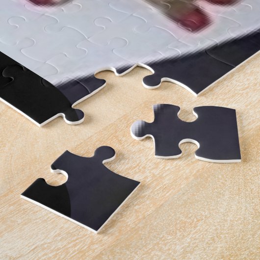 'Dingen gebeuren' Schilderen op een Legpuzzel (Zijkant)