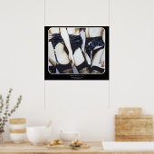 'Dingen gebeuren' Schilderen op een Poster (Keuken)