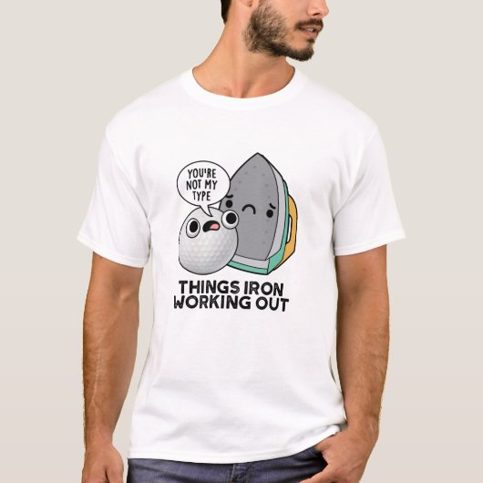 Dingen IJzeren werken met grappige ijzerdraad T-shirt (Voorkant)