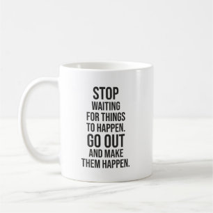 Dingen laten gebeuren - Gym, Hustle, Succes, Inspi Koffiemok