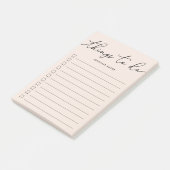 Dingen met de hand om te doen post-it® notes (Schuin)