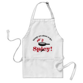 Dingen om een spicy Apron te krijgen Standaard Schort