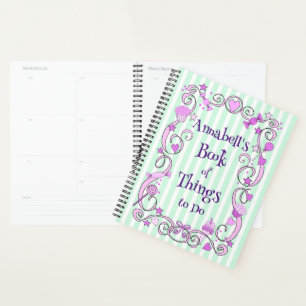 Dingen om een spiraalplanner te maken planner