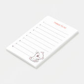 Dingen om te doen & Kitty Kat Post-it-notities Post-it® Notes (Schuin)
