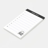 Dingen om te doen met Skull & Bones Post-it® Notes (Schuin)