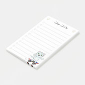 Dingen om te doen & Mooie Skaterkat Post-it® Notes (Schuin)
