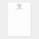 Dingen om te doen na Pickleball Post-it® Notes (Voorkant)