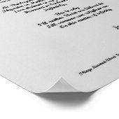 Dingen over oneindigheid geleerd poster (Hoek)