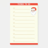  dingen te doen en kerstman post-it® notes (Voorkant)