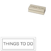 Dingen te doen notitieboek doel planner journaal rubberstempel (Gestempeld)