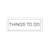 Dingen te doen notitieboek doel planner journaal rubberstempel (Afrduk)