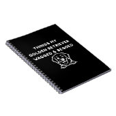 Dingen waar mijn Goudkleurige Retriever enthousias Notitieboek (Rechterzijde)